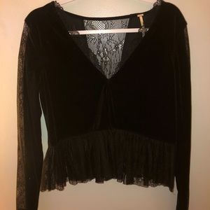 Free People Lace Blouse
